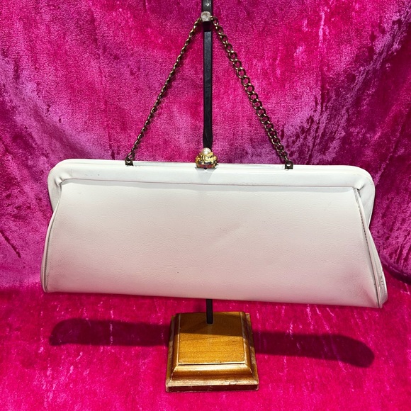 Vintage 1950s leather frame hand bag - Picture 1 of 6